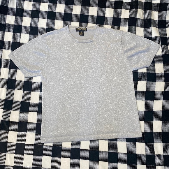 Sparkly silver T-shirt - Picture 1 of 2
